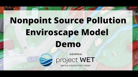 Nonpoint Source Pollution Enviroscape Model - Full Demo