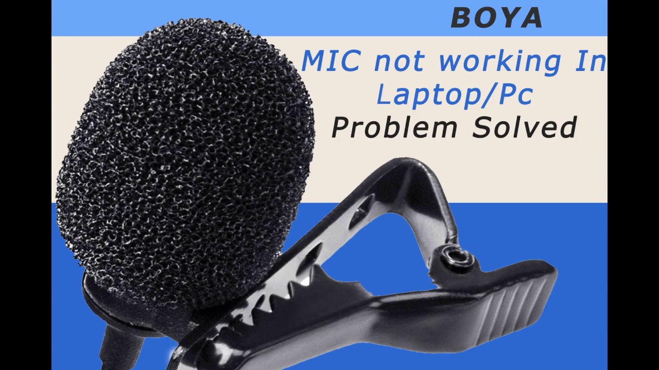 Boya mic not working in windows laptop or PC Problem solved Check description for best offers