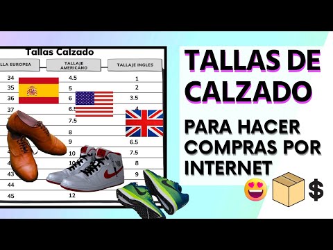 Video: 3 formas de convertir tallas de zapatos