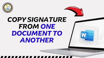 How To Copy Signature From One Document To Another