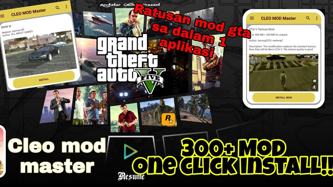 How To Install Mod Gta Sa Android Mudah Simple Youtube