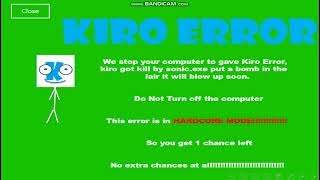 I got another Kiro Error! (HardCore Mode)