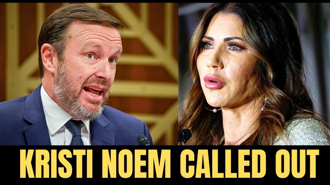 "Senator Murphy Confronts Kristi Noem: 'You’re Breaking the Law!'"