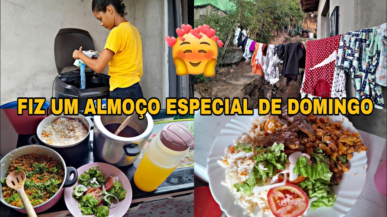FIZ UM ALMOÇO ESPECIAL DE DOMINGO🍽️POUCO DA ROTINA😍