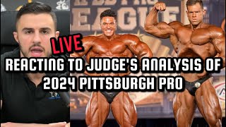 LIVE REACTION: Judge's Analysis Of Pittsburgh Pro | REACTIONS