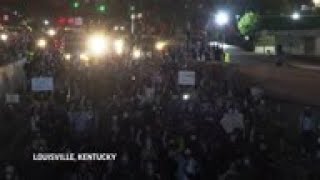 Louisville police arrest at least 24 in protest