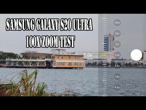 Samsung Galaxy S20 Ultra 100x zoom test