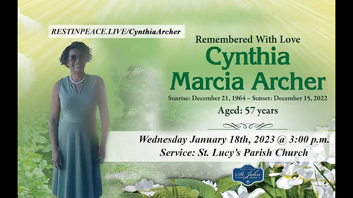 Live Stream for Cynthia Marcia Archer