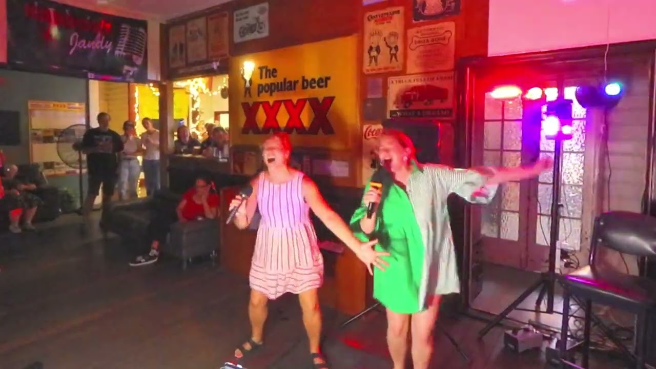 Karaoke Jandy Christmas Party Jandowae Pub Saturday Highlight Reel 5, Dec 20 