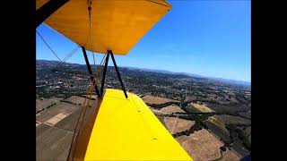 Open cockpit, bi-plane ride: Aileron Estates