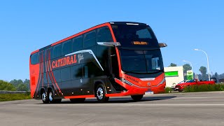 บัสนอก Marcopolo Paradiso G8 1800 DD MB O500RSD V1.47  #thailand_bus_convoy #Bus_Zing_Thailand