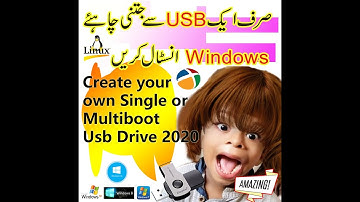 How to Create or make a Multiboot Windows USB - Windows 7, 8.1, and 10 Setup on a Single USB Drive