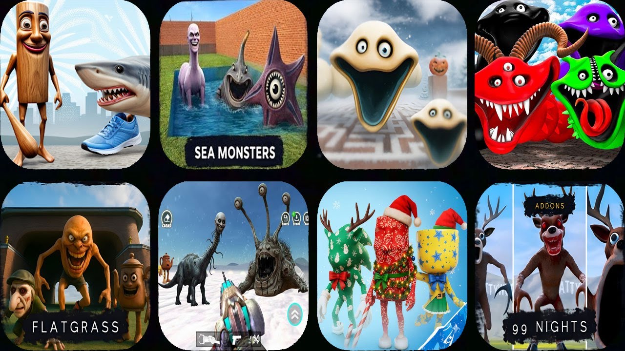 Nextbots In Playground Mod NEW SEA MONSTER CREATURE ARMY,HUNGRY WORM,SONIC TAPES In Sandbox In Space