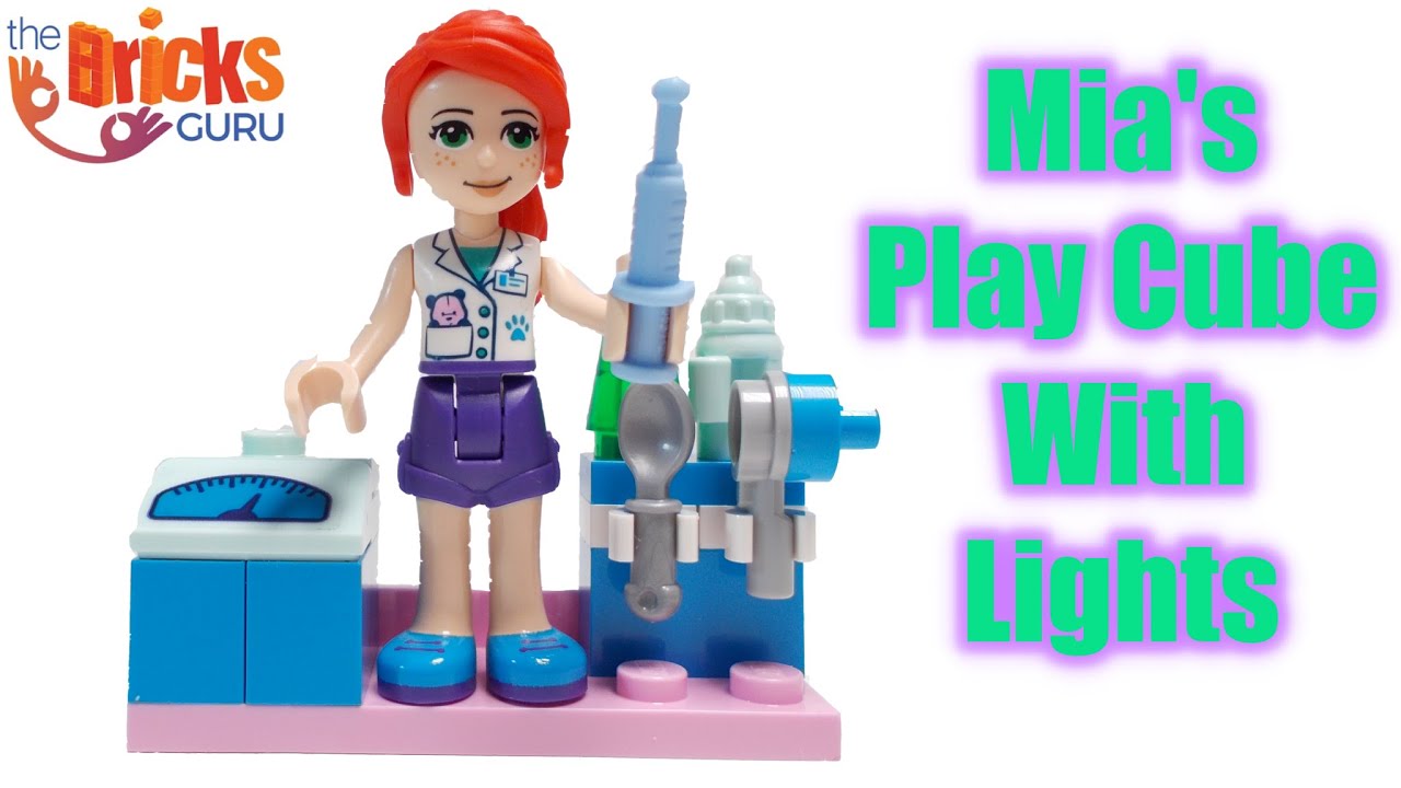Lego Friends | Mia's Play Cube 41403 Speed Build with Custom Lights
