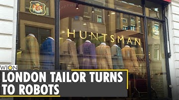 A tailor, who uses robot for measuring customers remotely during COVID-19 | Huntsman & Sons