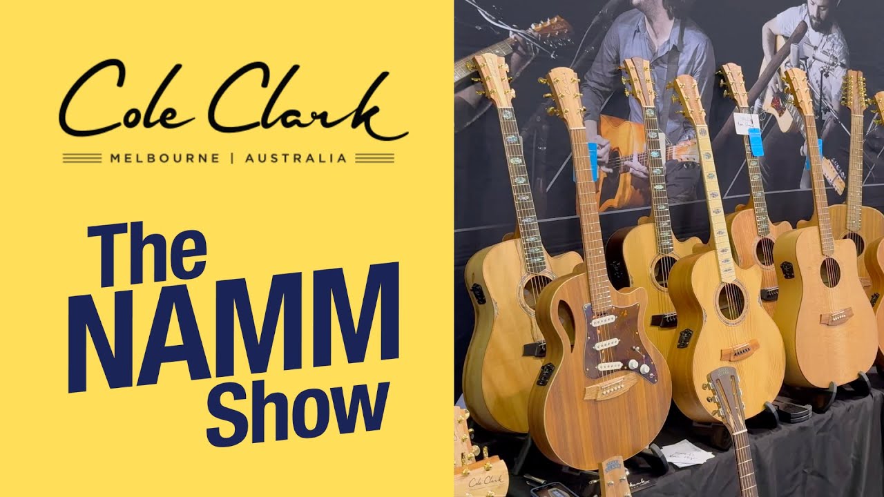 Cole Clark/CCanRDMAH（先約済） Cole Clark NAMM 2024 - Booth Tour & Demos! - YouTube
