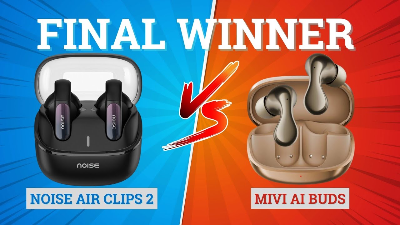 Mivi AI Buds vs Noise Air Clips 2 🔥 Best Earbuds for Music, Gaming & Calls⚡️