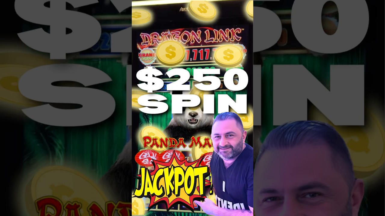 most popular slots FINALLY $250 SPIN BONUS ON PANDA MAGIC DRAGON LINK FOR THE JACKPOT shorts fyp casino