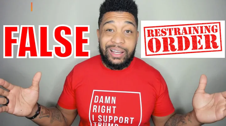 TRUTH About  RESTRAINING ORDERS that will SAVE YOUR LIFE