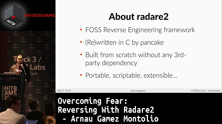 #HITB2019AMS D1T3 - Overcoming Fear: Reversing With Radare2 - Arnau Gamez Montolio
