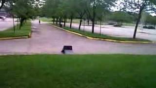 Mgt Hitting Bike Ramps From Street. Ends Up Crashing And Breaking