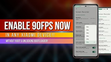 Official: Enable 90fps now in any Xiaomi Device without root! 90fps Screen Recorder in any device 💯💯