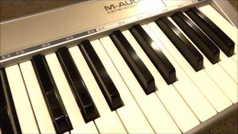 M-Audio KeyStation Midi controller has really hard keys