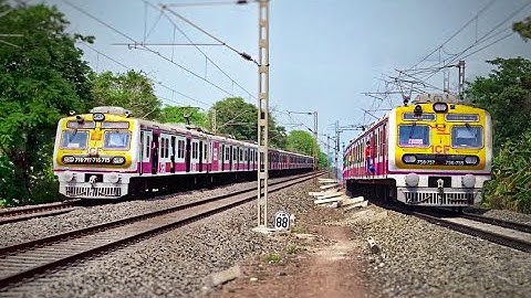 Most Unique & Advanced Modern ICF Medha Electric Multiple Unit Train of South Eastern Railways