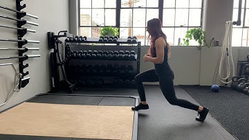 Floating Heel Lunges