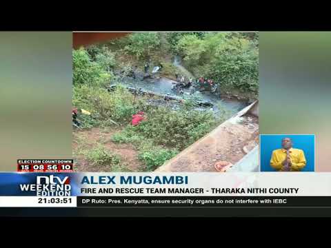 Modern Coast Accident: Mombasa-bound bus plunges into Nithi River, at least 10 feared dead