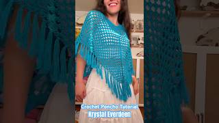 Crochet Poncho Tutorial | Beginner Friendly Pattern