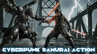NEON RONIN: Cyberpunk Dark Samurai Battle Action | Realistic Sci-Fi CGI Short Cinematic