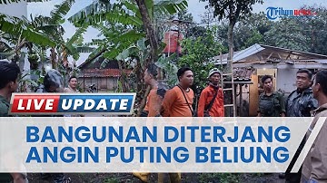 Angin Puting Beliung Porak-porandakan 12 Bangunan di Paseh Sumedang, Ada Rumah hingga GOR