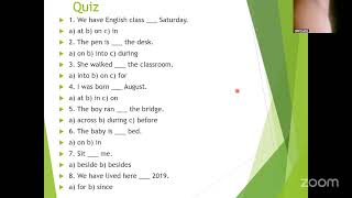 INTERMEDIATE CLASS
