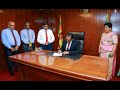 Minister of Science and Technology Prof. Krishantha Abeysena Assuming Duties.