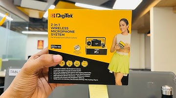 Digitek DWM-116 Mic Unboxing & Sound Test | Best Wireless Mic for YouTube 2025?