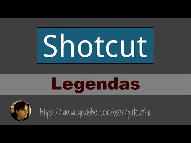 Legendas no Shotcut