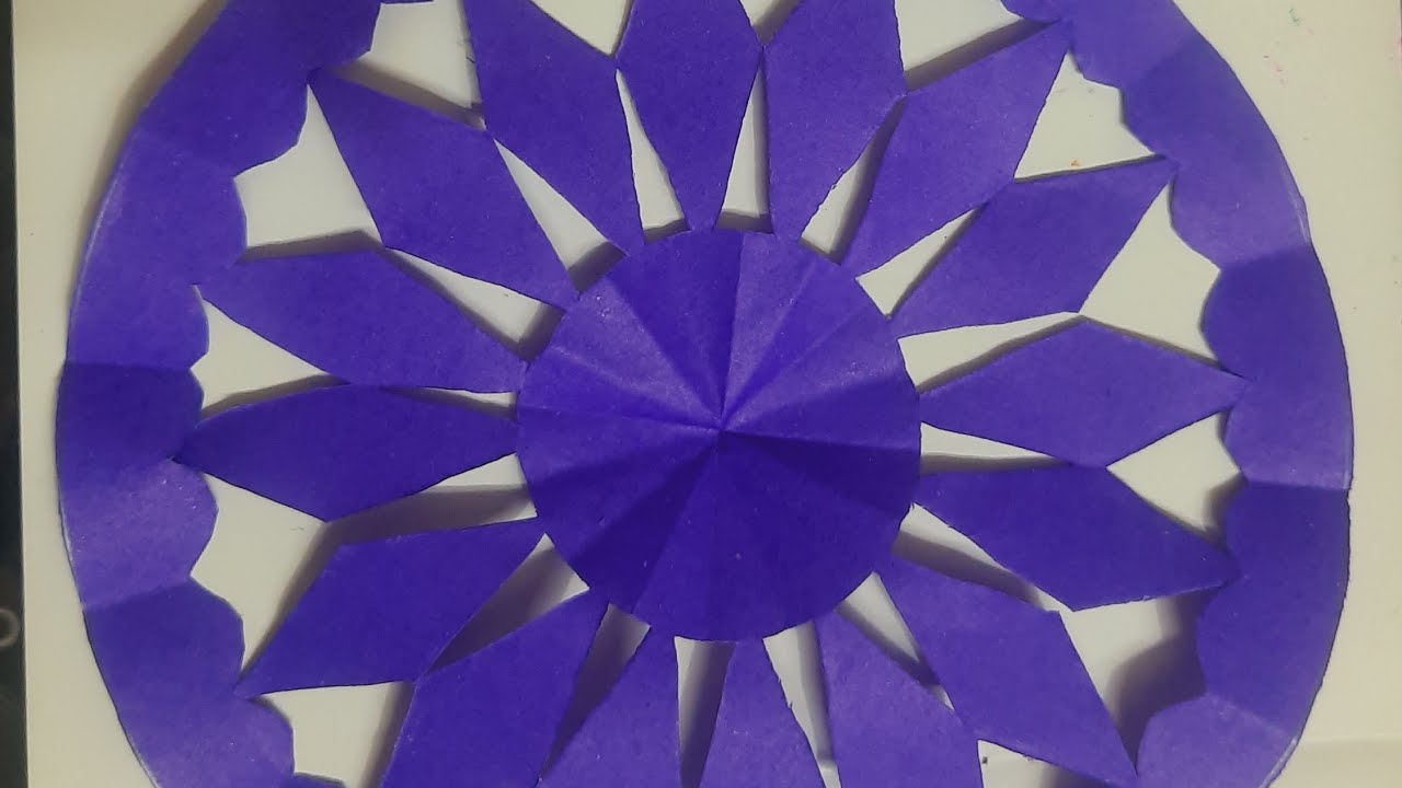 Easy paper ashoka chakra 