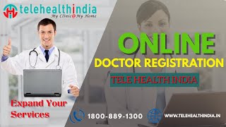 How To Register Online  Doctor in TeleHealth India | Online Doctor Registration| Doctor From Home screenshot 1