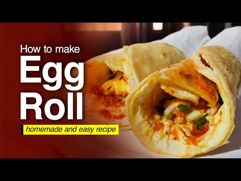 HOW TO MAKE CHEESE EGG ROLL | STREET FOOD RECIPE #eggroll