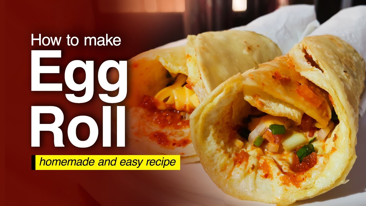 HOW TO MAKE CHEESE EGG ROLL RECIPE | STREET FOOD RECIPE 