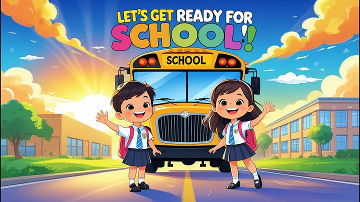 Let’s Get Ready for School! 🎒⏰ | Fun Morning Routine Song for Kids