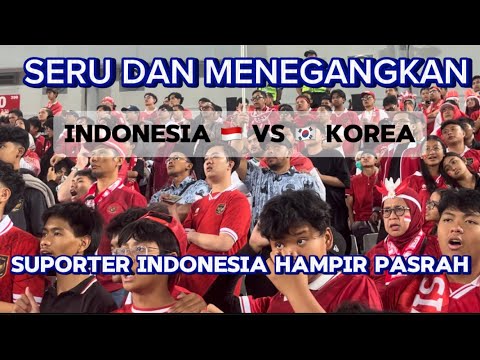 Indonesia vs korea selatan u23 highlight full match, suporter indonesia mendunia