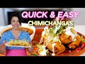 How to make Easy Mexican Restaurant Style Mini BEAN &amp; CHEESE Chimichangas Recipe