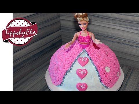 princess-barbie-doll-cake-with-whipped-cream-or-icing