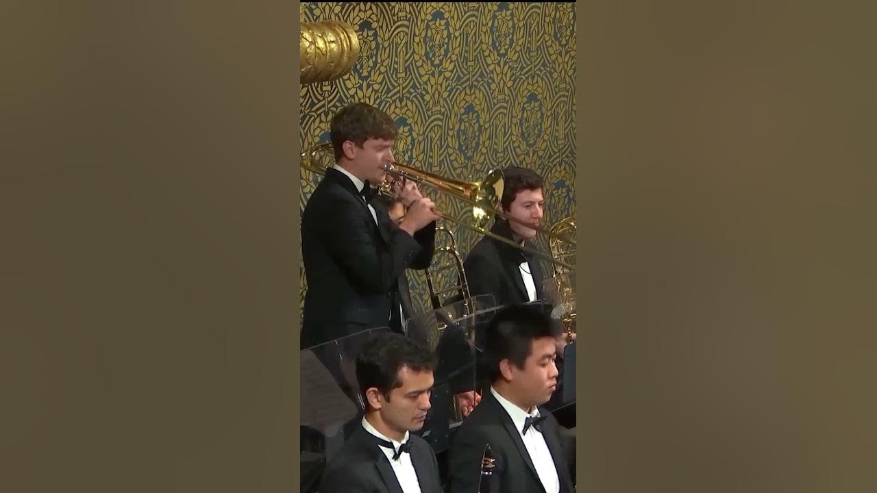 trombone player goes WILD with unexpected solo move #shorts