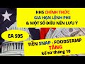 HHS gia hạn PHE &amp; Tiền EA $95 Còn Tiếp Tục Cho ko? Tăng SNAP $281 từ tháng 10 $516 $740 $939