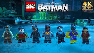 LEGO Batman: Legacy of the Dark Knight - ALL CHARACTERS Open World Gameplay @ 4K 60ᶠᵖˢ ✔