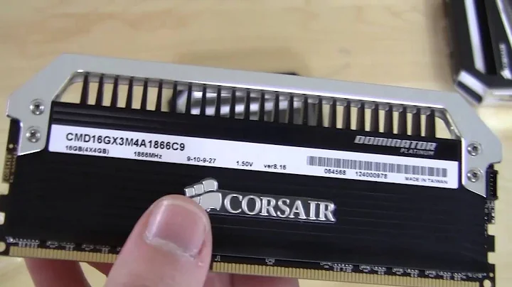 Corsair Dominator Platinum DDR3 Memory Kit Unboxing & Overview