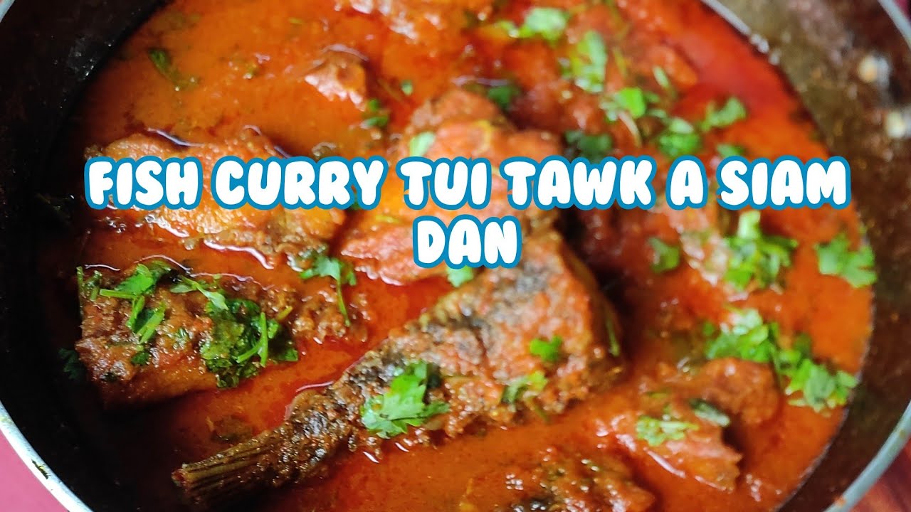 SANGHA TUI DEUH A KAN DAN//FISH CURRY TUI TAWK A SIAM DAN#SECRET KITCHEN MIZORAM 🫕